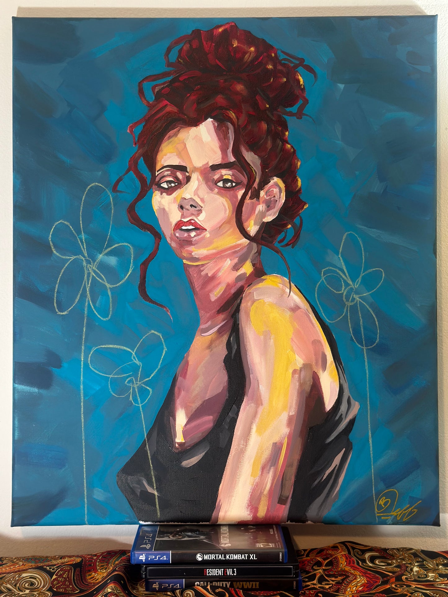 " Scarlet's yellow flowers "
