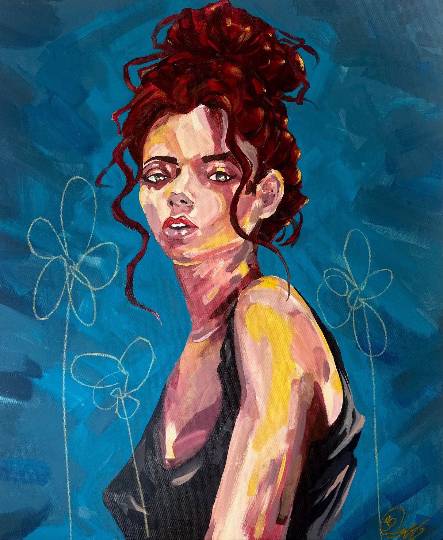 " Scarlet's yellow flowers "